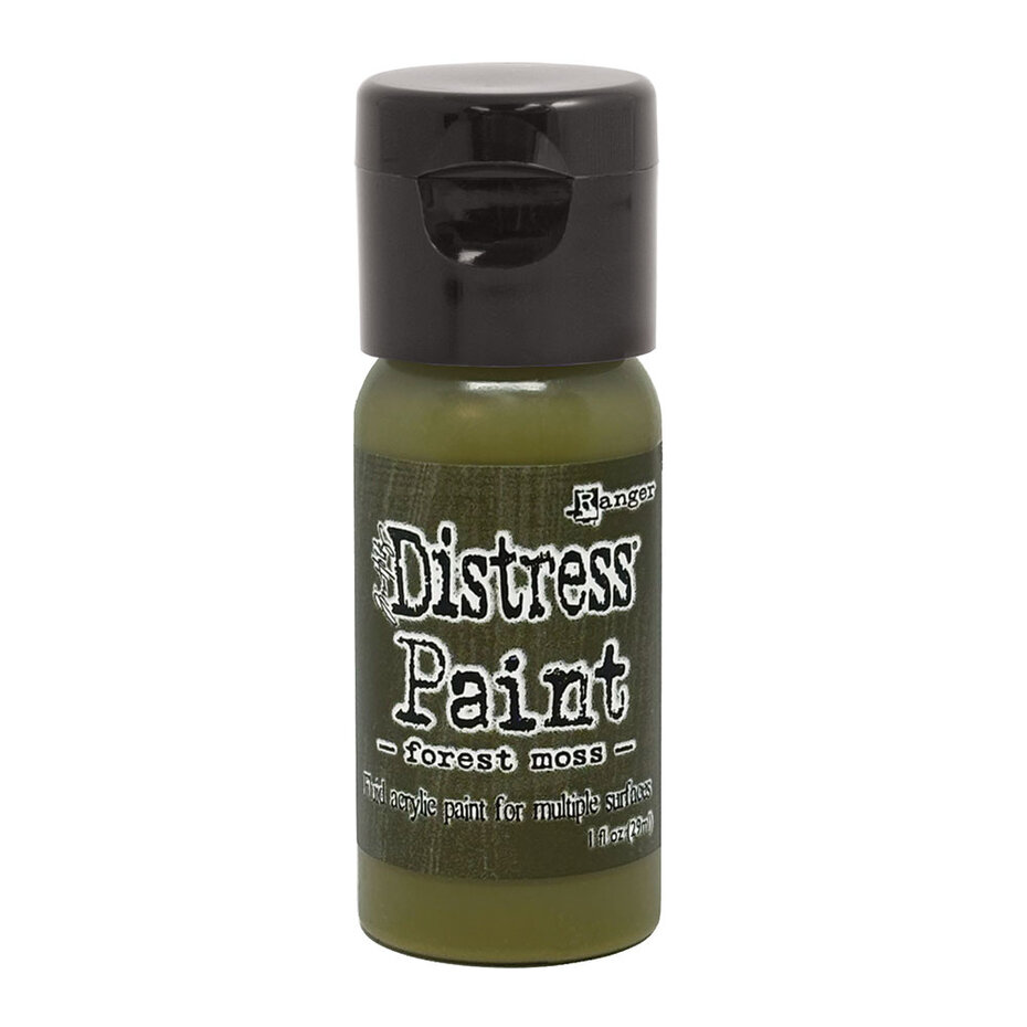 Ranger - Tim Holtz Distress Paint Flip Top Forest Moss 1 fl oz (29 ml)