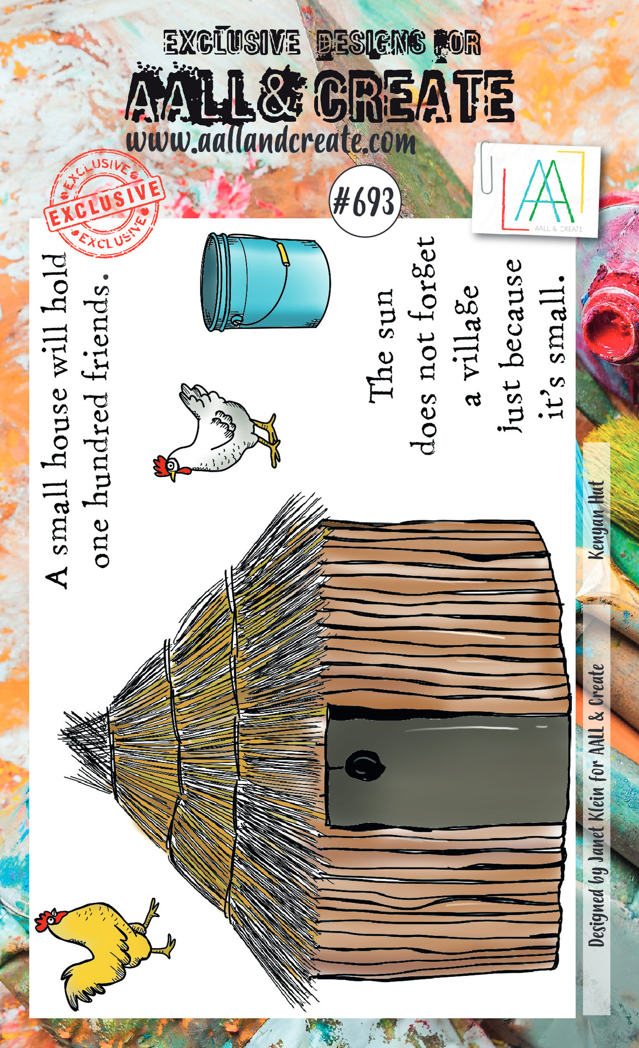 aall-and-create-stamp-set-a6-kenyan-hut-aall-tp-69