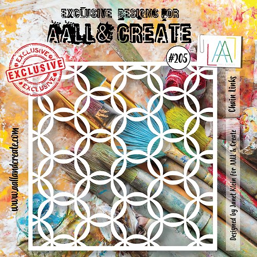 AALL & Create - Stencil 6x6 Inch Chain Links AALL & Create - Stencil 6x6 Inch Chain Links