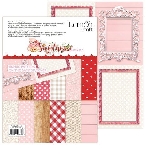Lemon Craft - Sweetness Basic 6x8 Inch Paper Pad