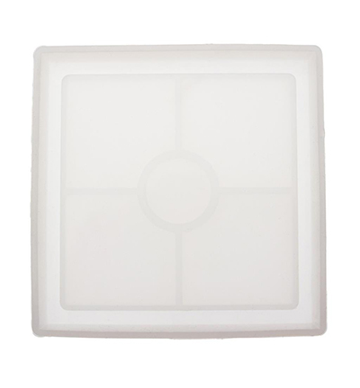 Silicone mold coaster, Square