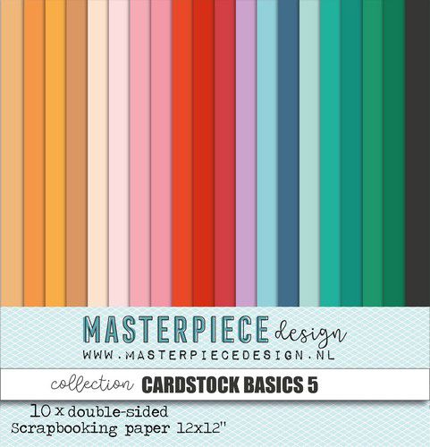 Masterpiece Papercollection Cardstock Basics #5 12x12 10bg