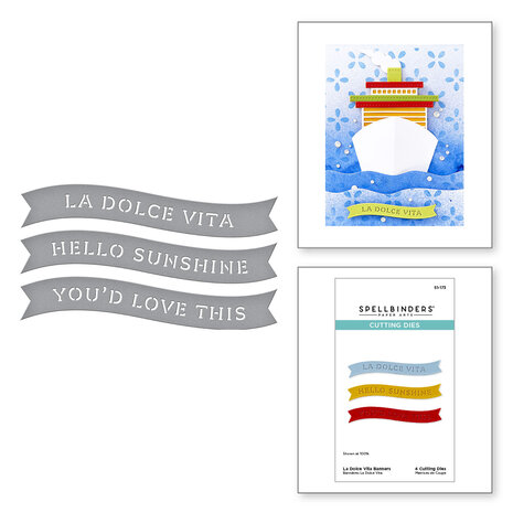 Spellbinders - La Dolce Vita Etched Dies Banners