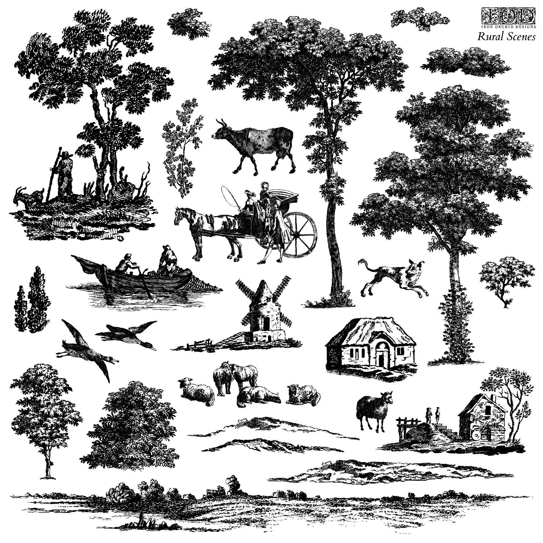 IOD - Stempel - Rural Scenes