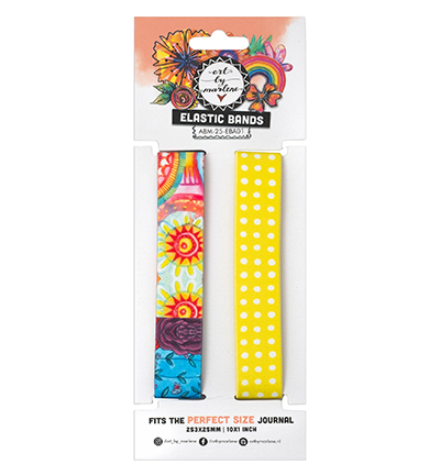 Studio Light - Elastic Journal bands For the perfect size journal Art by Marlene nr.01