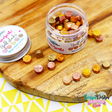 CarlijnDesign - Wax Seal Melts "Gold Shades" 30g CarlijnDesign - Wax Seal Melts "Gold Shades" 30g