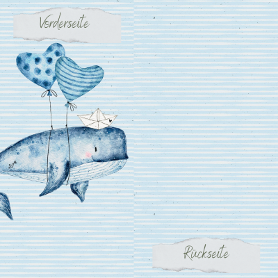Creative Depot - Designpapier - Designline - Walliebe - Wellen - Doppelseitig bedruckt