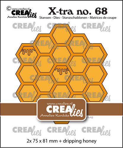 Crealies Xtra Honeycomb