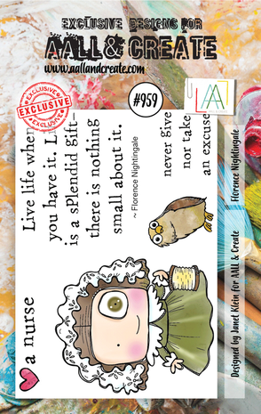 AALL and Create - Stamp Set A7 Florence Nightingale