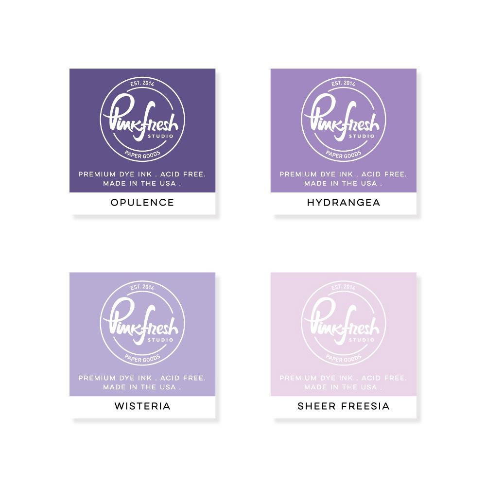 Pinkfresh Studio Premium Dye Cube Ink Pads 4 Colors - Napa Valley