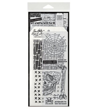 Tim Holtz - Anatomy Tim Holtz Stamps/Stencil