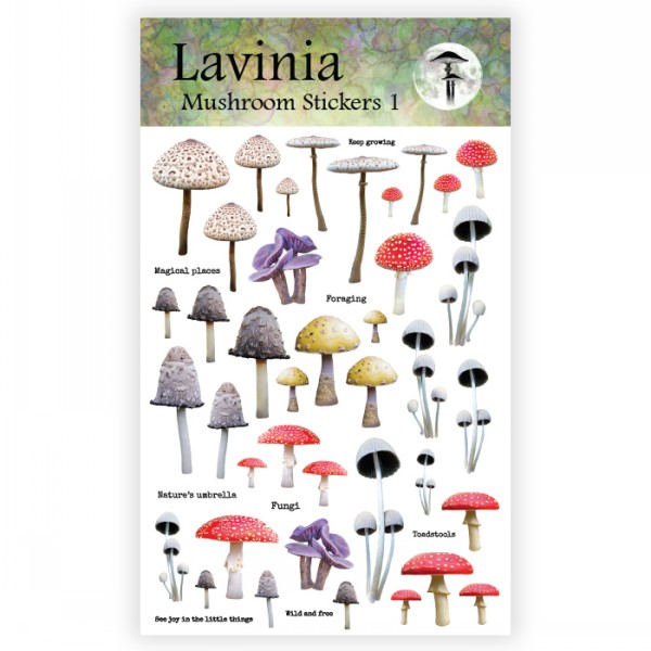 Lavinia - Mushroom Stickers 1 Lavinia - Mushroom Stickers 1