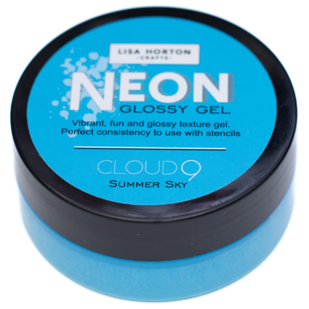 Lisa Horton Crafts Neon Glossy Gel -  Summer Sky 