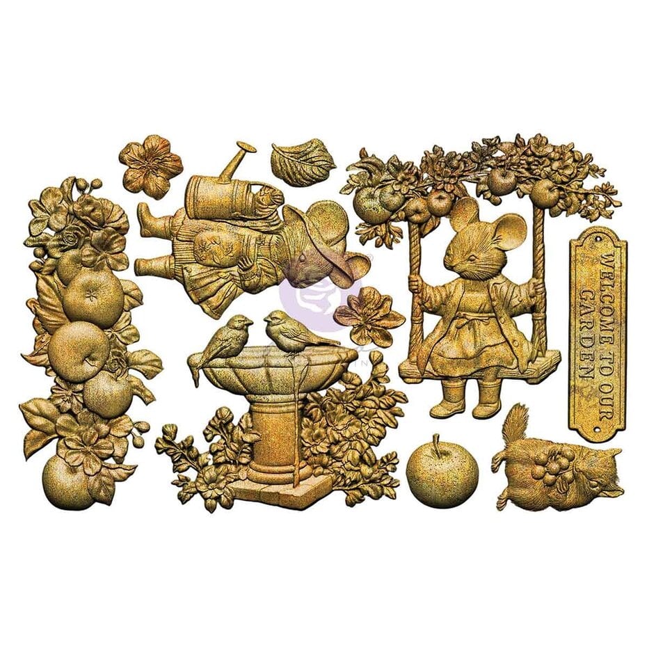 Prima Marketing - Homegrown 5x8 Inch Decor Moulds Sweet Garden by The 3 Girls Tale