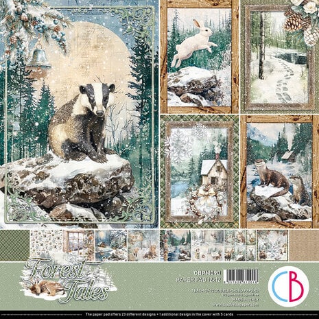 Ciao Bella - Forest Tales 12x12 Inch Paper Pad (12pcs) 