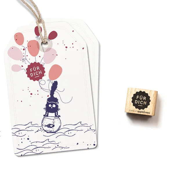 cats on appletrees - Ministempel Für Dich 5