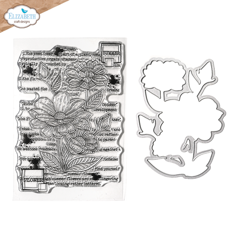 Elizabeth Craft Designs - In the Garden Stamp and Die Set Summer Flower