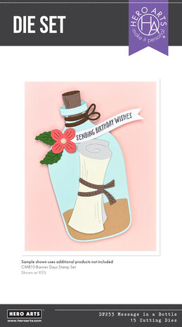 Hero Arts - Summer By The Shore Die Set Message in a Bottle