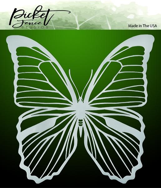 picket-fence-studios-soar-butterfly-6x6-inch-stenc picket-fence-studios-soar-butterfly-6x6-inch-stenc