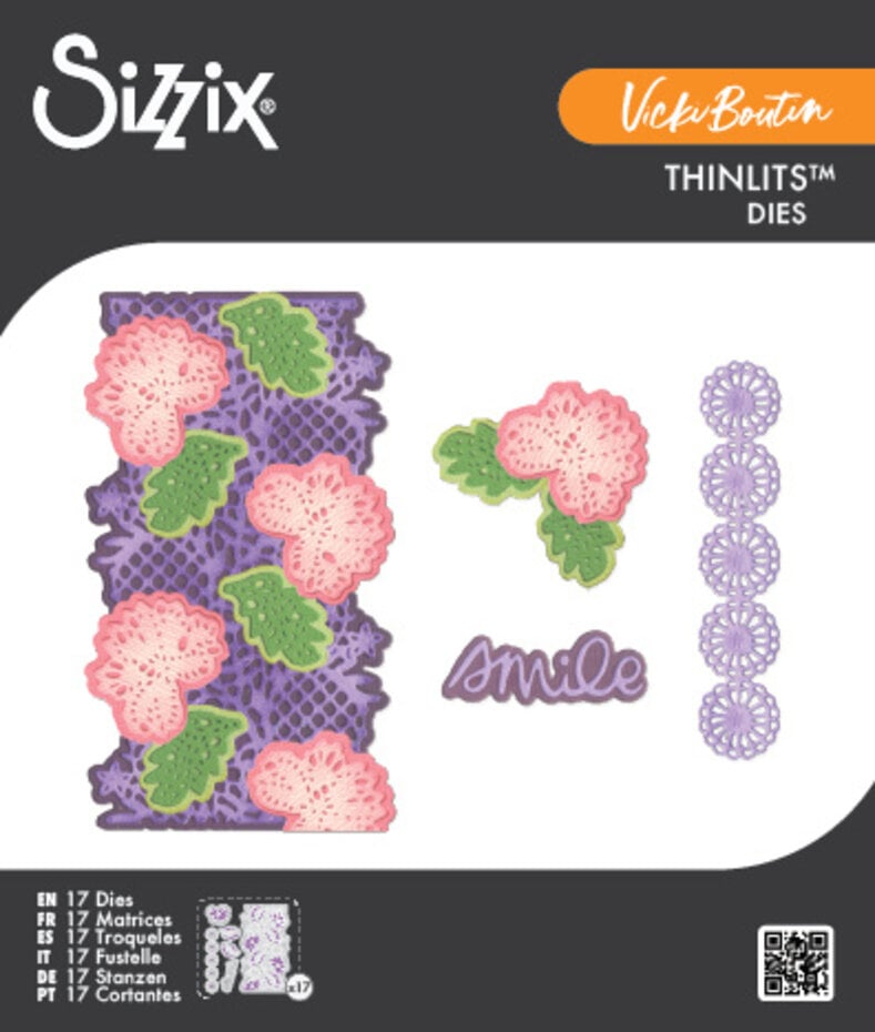 Sizzix - Thinlits Die Set Lovely Lace (11pcs) by Vicki Boutin
