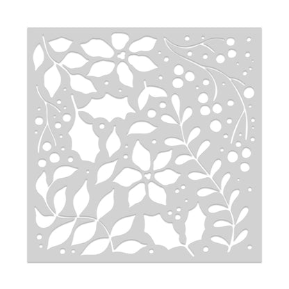 Hero Arts Holiday Foliage Stencil Hero Arts Holiday Foliage Stencil