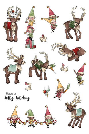 ldrs-creative-reindeer-games-4x6-inch-clear-stamps