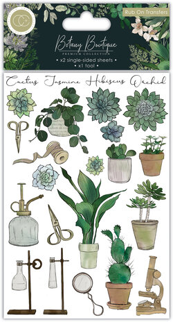 Craft Consortium - Botany Boutique Rub-ons