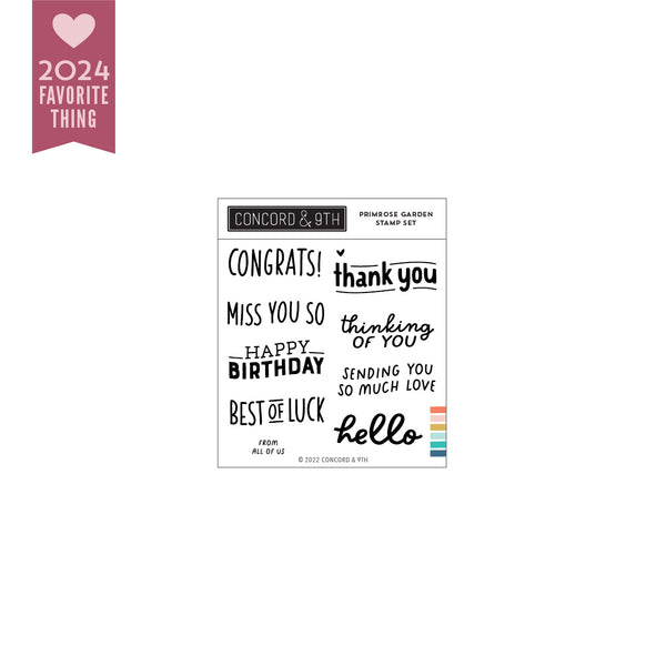 Concord & 9th - Primrose Garden Stamp Set