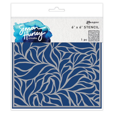 Ranger • Simon Hurley create. Stencils 6x6 Inch Lush Leaves