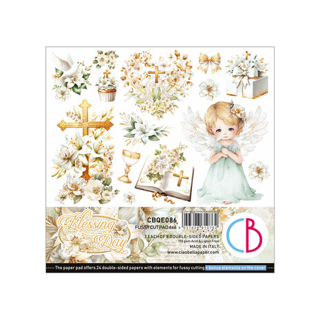 Ciao Bella - Blessing Day 6x6 Inch Fussy Cut Pad (24pcs) 
