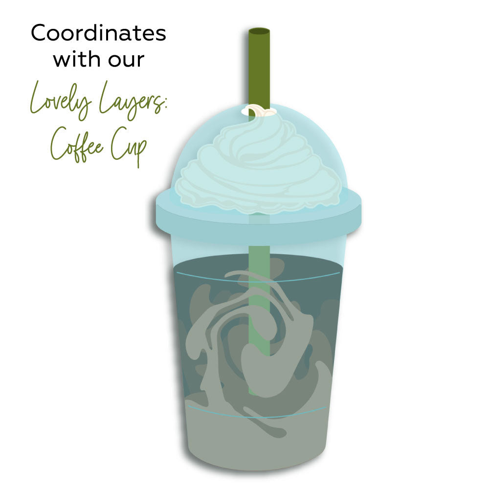 Honey Bee - Lovely Layers: Coffee Cup Swirls Add-On - Honey Cuts