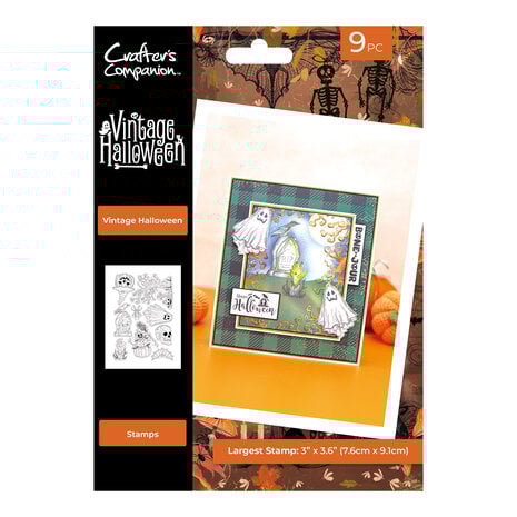 Crafters Companion - Vintage Halloween Clear Stamps Vintage Halloween Crafters Companion - Vintage Halloween Clear Stamps Vintage Halloween