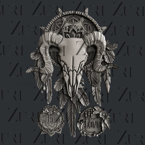 tribal-skull-watermarked-600x600