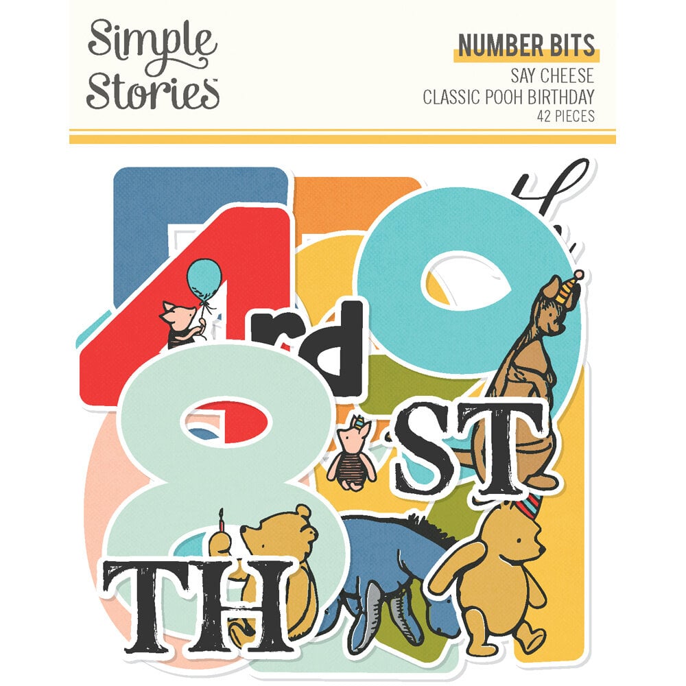 Say Cheese Classic Pooh Birthday Number Bits & Pieces