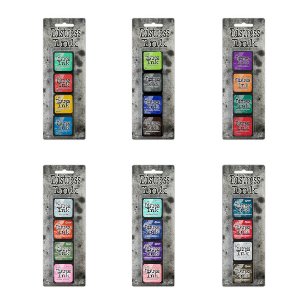 Tim Holtz - Distress Mini Ink Pads # Set 13 bis 18