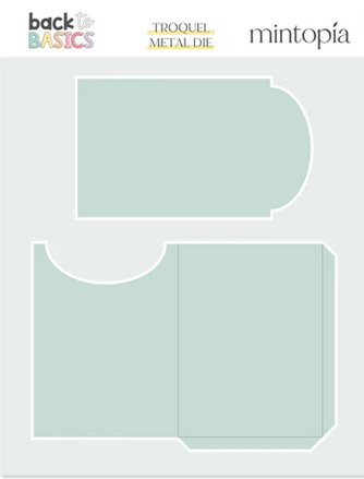 Mintopia - Back to Basics Journaling Card Die with 3x4 Pocket