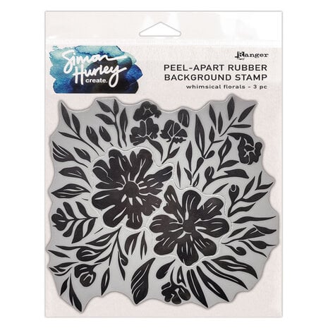 Ranger - Simon Hurley create. Background Stamp 6x6 Inch Whimsical Florals
