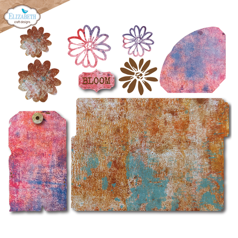 Elizabeth Craft Designs - In the Garden Die Bloom File Folder  Elizabeth Craft Designs - In the Garden Die Bloom File Folder