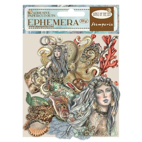 Stamperia - Songs of the Sea Ephemera Mermaids (36pcs)