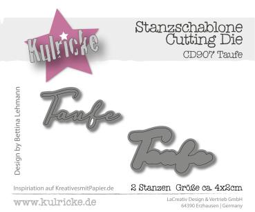 Kulricke Stanzschablone "Taufe" Craft Die