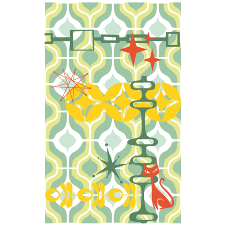 Sizzix -Studio Clear Stamps w/Stencils by Vic Hollins Retro Sizzix -Studio Clear Stamps w/Stencils by Vic Hollins Retro