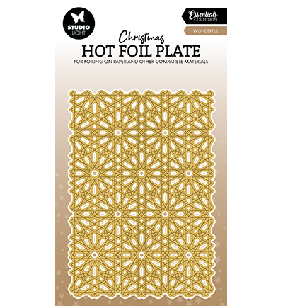 StudioLight -  Hot Foil Plate Snow pattern Essentials nr.02