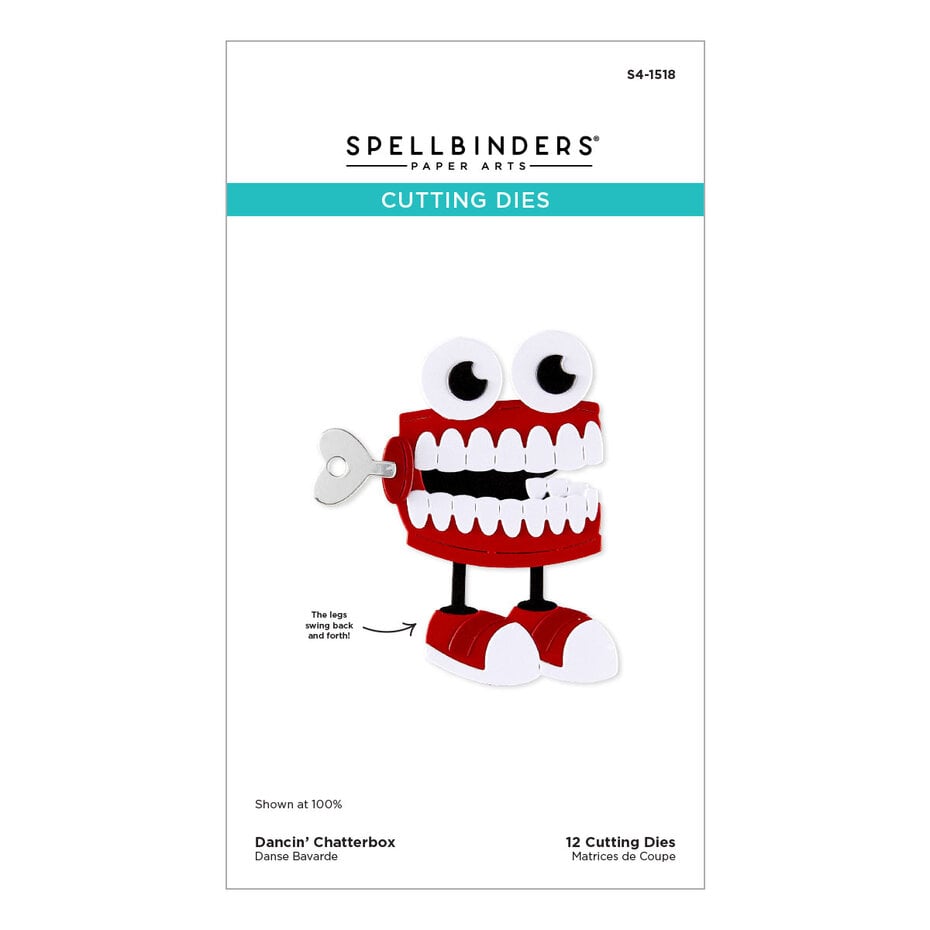 Spellbinders - Aged to Perfection Etched Dies Dancin' Chatterbox