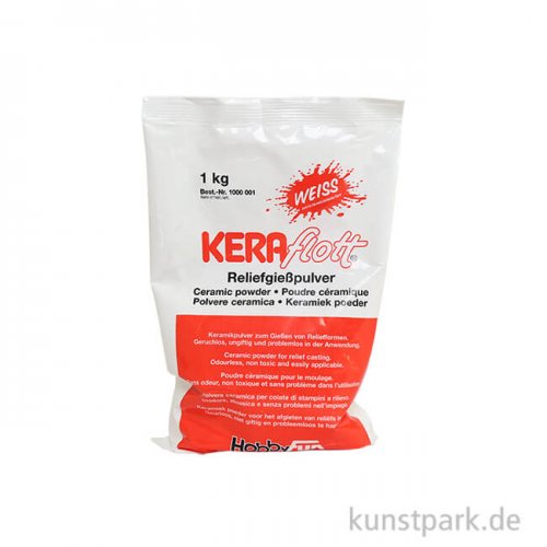  Keraflott Gießmasse Weiß 1 kg 