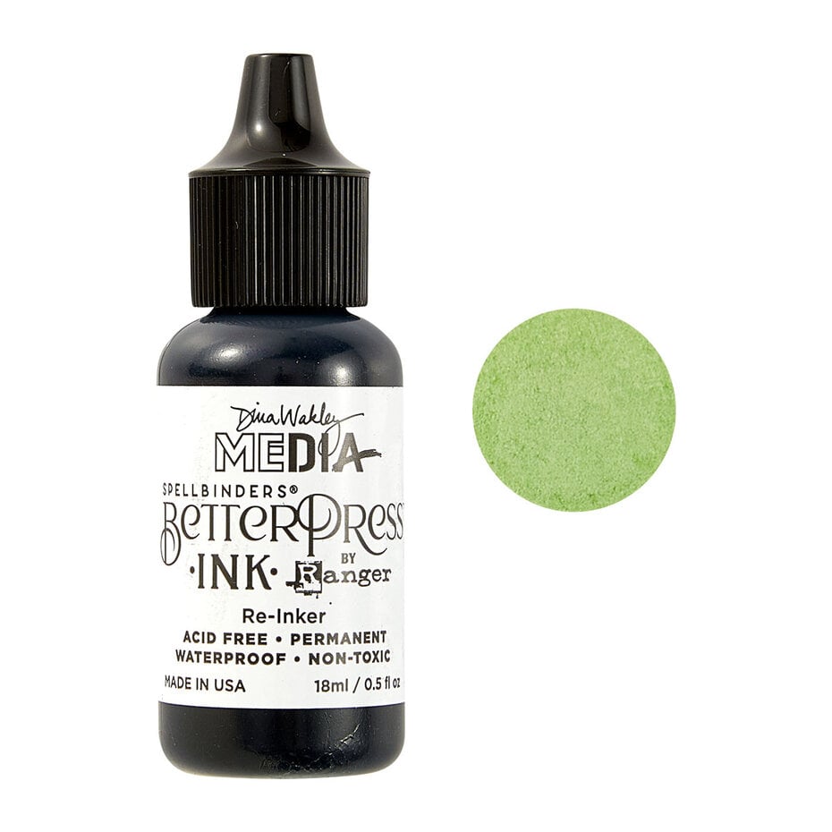 Spellbinders - BetterPress Ink Reinker Lime