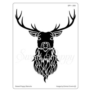 Sweet Poppy Stencil: Stag Sweet Poppy Stencil: Stag