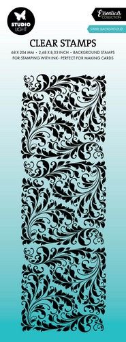 Studio Light Clear Stamp Swirl background Essentials nr.621