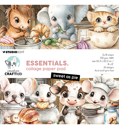 SL - Collage Paper Pad Sweet as pie Essentials nr.382