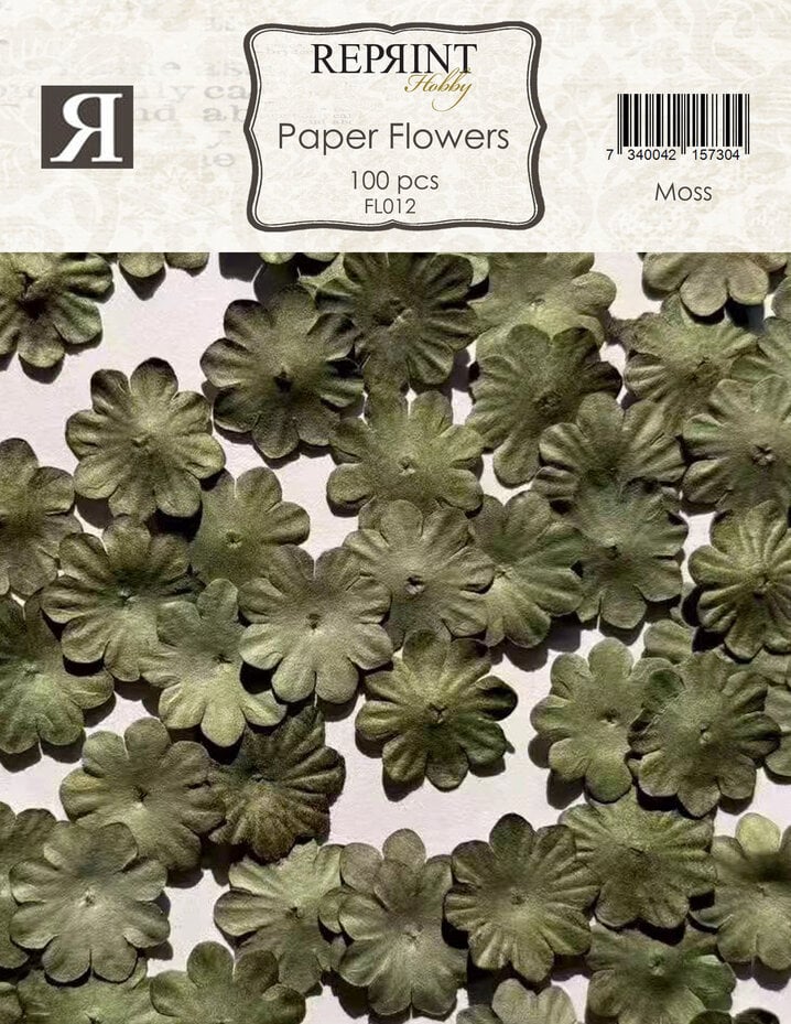 Reprint - Paper Flowers Moss (100pcs)