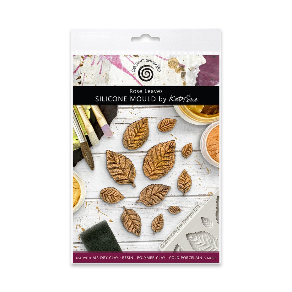 Cosmic Shimmer - Silicone Mould Rose Leaves